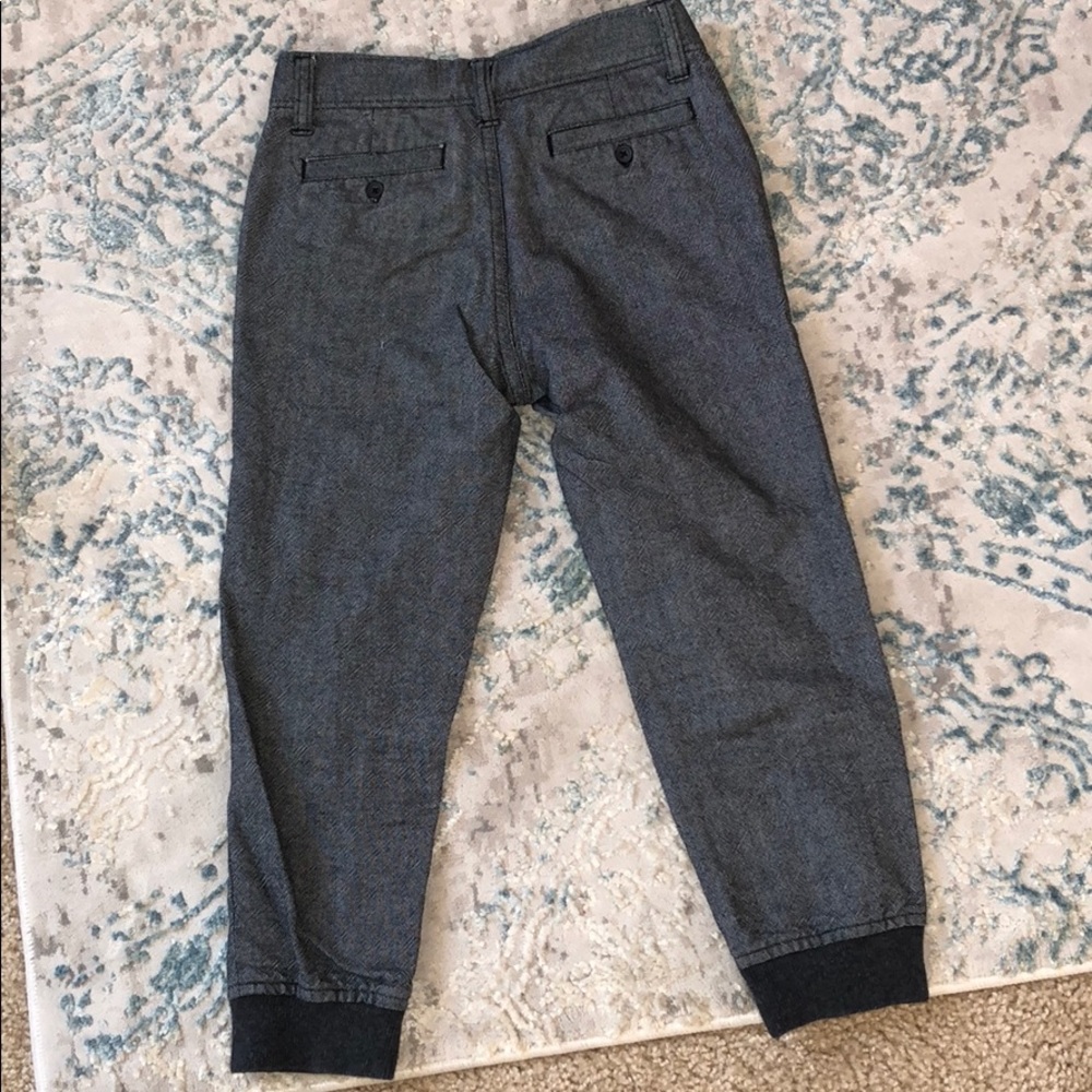 Janie and jack Twill jogger pants